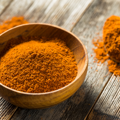 Tumeric and other spices mixed in a bowl